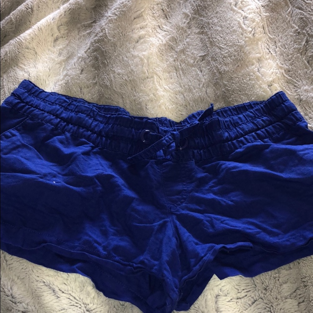 Blue shorts